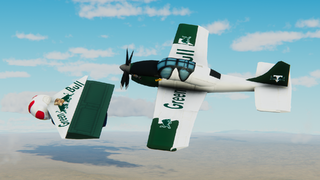 Green Bull Flying Wing with a GB TZ-34 Guider
