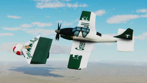 Green Bull Flying Wing with a GB TZ-34 Guider