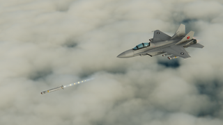 Z-81B firing air-to-ground ordinance during Operation Red Rocket