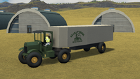 W-1 with cargo trailer for Kian Deere