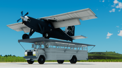 Green Bull C-7 Wheet performing their famous Bus Runway Routine