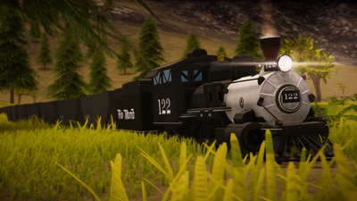 A Coal train passes through Zokesia