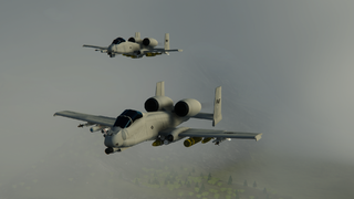 A pair of OZ-47s fly in formation