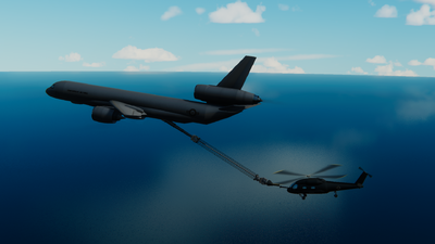 ZH-66 of the 21st "Black Eagles" Airborne Division refuels from a KZ-15 Spirit