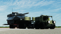 Logi Series tank hauler with a RHDE MBT