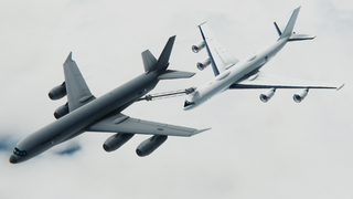 KZ-60 being refueled by a KZ-20F Super Moonbow