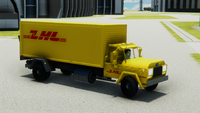A Custom cab XL box truck with Zokesia-Halco Logistics