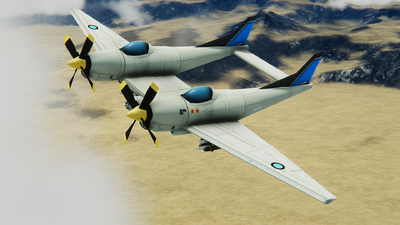 A-87D with two "kill" markings flown by Putaryan veteran Rakdir Mal'Alsul