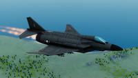 Zokesian F-52X "Stealth Kargadan" Over Southern Zokeisa, 2198.