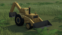 KRII Tug with Backhoe and frontloading attachments