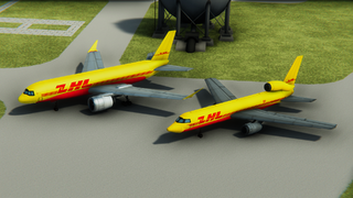 The ZHL Fleet on the tarmac at Kack Jedwards Int'l Airport, Schrschnell