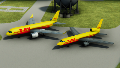 The ZHL Fleet on the tarmac at Bayl International Airport, Schrschnell